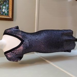 Nwt IISLI net and sequin dress